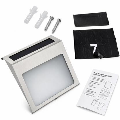 Solarna LED kućna tabla sa brojem