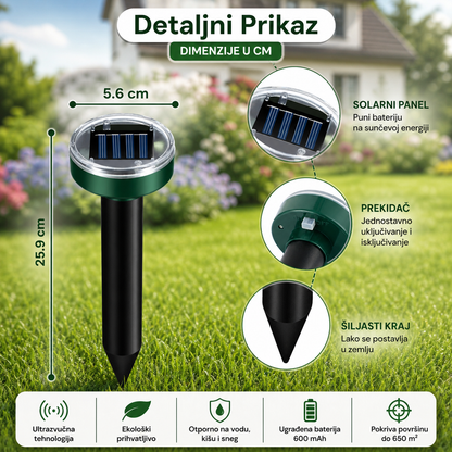 Solarni rasterivači glodara – 2 kom.